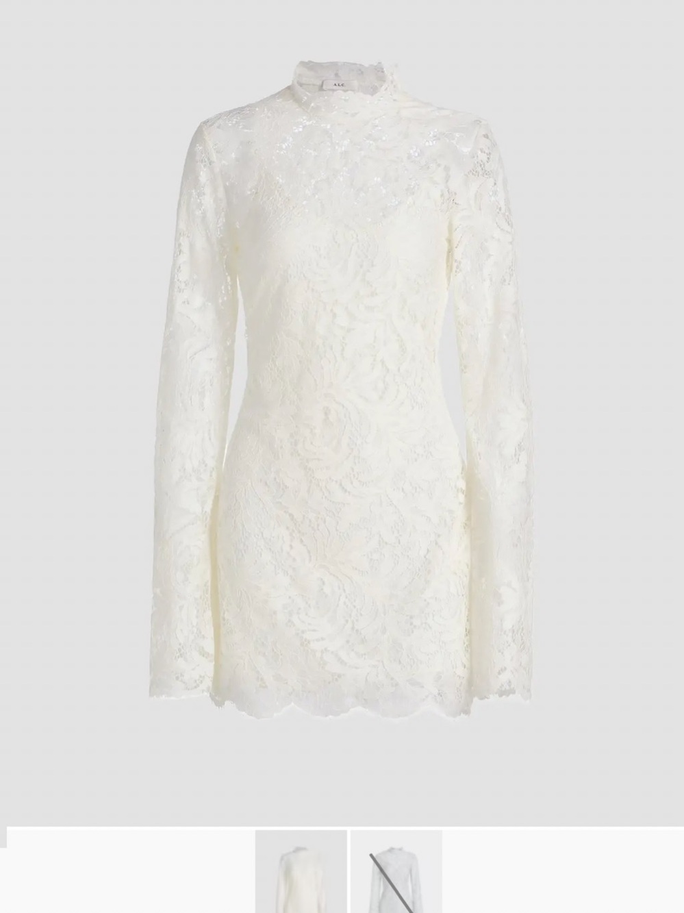 ALC Eden Botanical Lace Minidress NWT